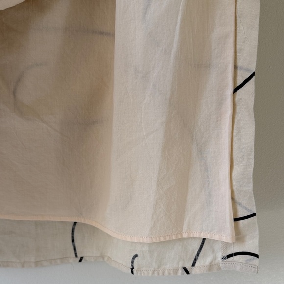 NWT Magaschoni 100% Linen Cream Sleeveless Summer Midi Dress Resortwear Vacation - Picture 13 of 14